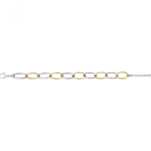Bracelet femme PHEBUS acier bicolore