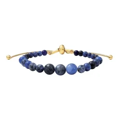 Bracelet Femme SCOOTER Acier Doré Sodalite