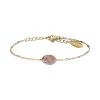 Bracelet Femme SCOOTER Acier Doré Améthyste