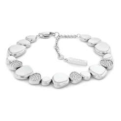Bracelet Femme SCULPTURAL CALVIN KLEIN Acier Argenté
