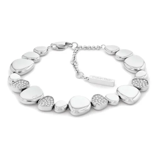 Bracelet Femme SCULPTURAL CALVIN KLEIN Acier Argenté