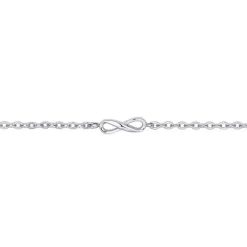 Bracelet femme signe infini PHEBUS acier argenté