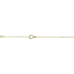Bracelet femme signe infini EDORA PLAQUE OR et oxyde