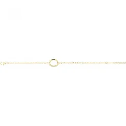 Bracelet femme sphère EDORA PLAQUE OR et oxydes