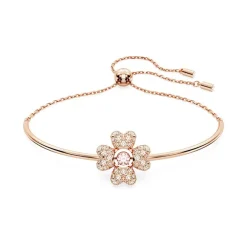 Bracelet Femme Swarovski Idyllia Matrix Doré Rose et Cristaux 5674487