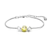 Bracelet Femme SWAROVSKI MESMERA JAUNE Métal Rhodié Blanc