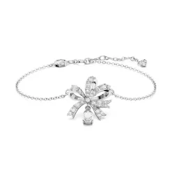 Bracelet Femme SWAROVSKI VOLTA Métal Rhodié Blanc