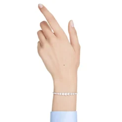 Bracelet Femme Swarovski Tennis Imber Blanc et Cristaux 5705451