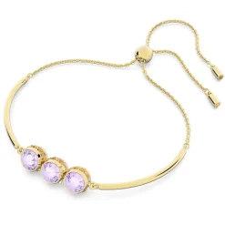 Bracelet Femme SWAROVSKI ORBITA RONDE Métal Doré