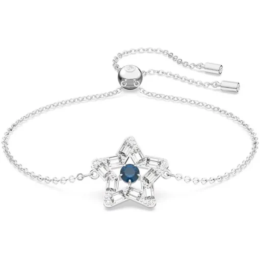 Bracelet femme swarovski Stella métal rhodié et Cristaux