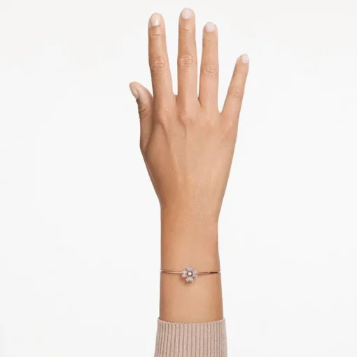 Bracelet Femme Swarovski Idyllia Matrix Doré Rose et Cristaux 5674487