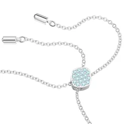 Bracelet Femme SWAROVSKI LILIA PAPILLON BLEU Métal Rhodié Blanc