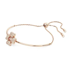 Bracelet Femme Swarovski Idyllia Matrix Doré Rose et Cristaux 5674487