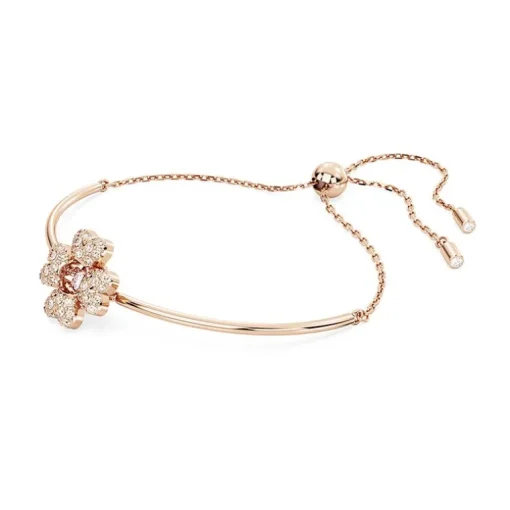 Bracelet Femme Swarovski Idyllia Matrix Doré Rose et Cristaux 5674487