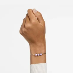 Bracelet Femme SWAROVSKI ORBITA RONDE Métal Doré