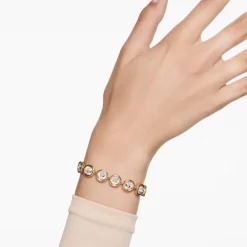 Bracelet Femme Tennis Imber SWAROVSKI Métal Doré et Cristaux 5682586