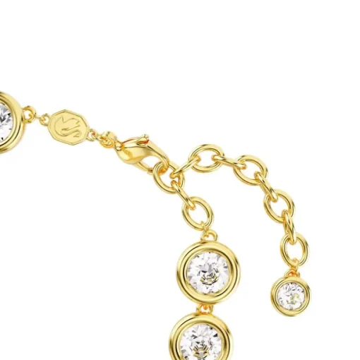 Bracelet Femme Tennis Imber SWAROVSKI Métal Doré et Cristaux 5682586