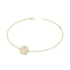 Bracelet femme étoile EDORA PLAQUE OR et oxydes