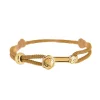 Bracelet Femme ZAG BIJOUX Acier et Cordon doré SBF23186-01CFE