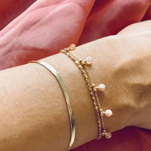 Bracelet Femme ZAG BIJOUX Pur Acier Doré SBS7232-01UNI