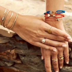 Bracelet Femme ZAG BIJOUX Ausar Acier Doré et Nacre SBX23174-01SEL