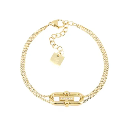Bracelet Femme ZAG DÉLITA Acier Doré