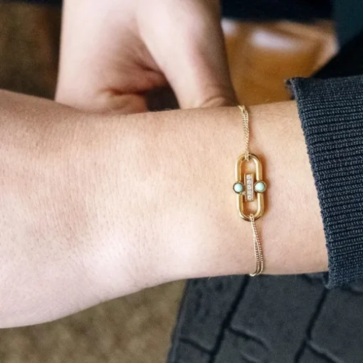 Bracelet Femme ZAG DÉLITA Acier Doré