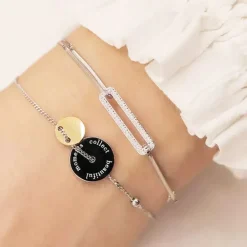 Bracelet Femme ZAG TURING Acier doré