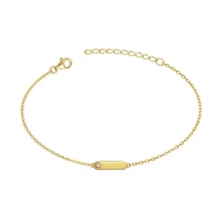 Bracelet Femme Addict La Garçonne PLAQUE OR et Diamant