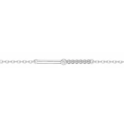 Bracelet Femme Indécise La Garçonne ARGENT 925/1000 et Diamant