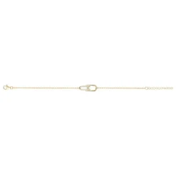 Bracelet Femme Évidence La Garçonne PLAQUE OR et Diamant