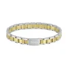 bracelet homme BOSS acier argenté et doré