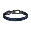 Bracelet Homme BOSS Ares Prime Cuir Bleu 1580701M