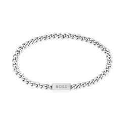 Bracelet Homme BOSS CHAIN FOR HIM Acier Argenté