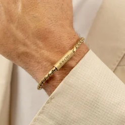 Bracelet Homme BOSS Doran Acier Doré 1580696