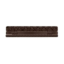 Bracelet Homme BOSS GALEN Acier Doré et Cuir Brun