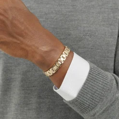 Bracelet Homme BOSS Metal Links Acier Doré 1580711