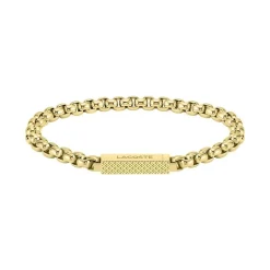 Bracelet Homme 19CM LACOSTE L'ESSENTIEL Acier Doré