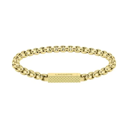 Bracelet Homme 19CM LACOSTE L'ESSENTIEL Acier Doré