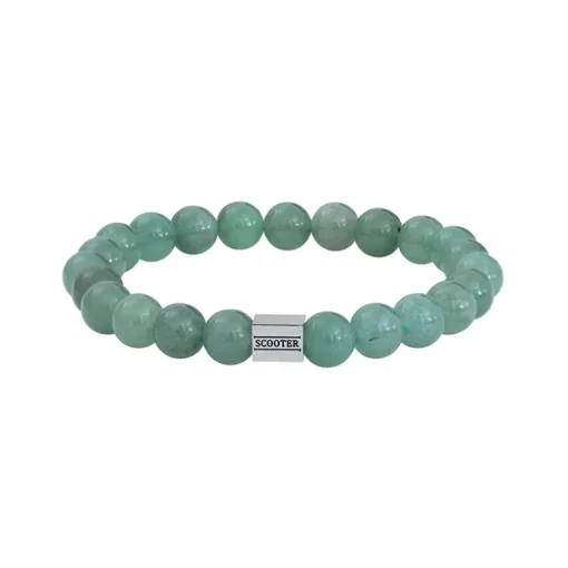 Bracelet Homme 21CM SCOOTER Aventurine Verte