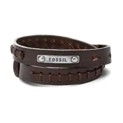 Bracelet Homme Fossil double cuir