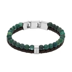 Bracelet Homme FOSSIL JEWELRY Cuir Marron JF04854040