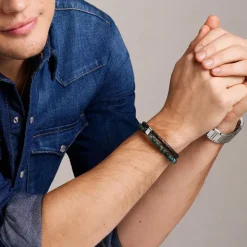 Bracelet Homme FOSSIL JEWELRY Cuir Marron JF04854040