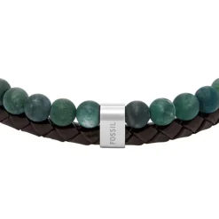 Bracelet Homme FOSSIL JEWELRY Cuir Marron JF04854040