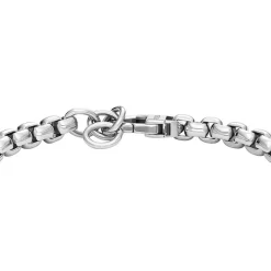 Bracelet Homme Gourmette FOSSIL Knox Knurled Texture Acier JF04767040