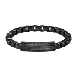 Bracelet Homme HUGO BOSS acier noir