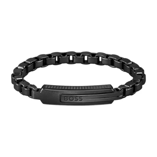 Bracelet Homme HUGO BOSS acier noir