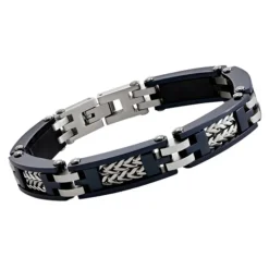 Bracelet Homme JOURDAN AUSTRALIS Acier Bleu et Argenté