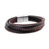 Bracelet Homme JOURDAN BYRON Cuir Brun