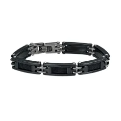 Bracelet Homme JOURDAN ZEPHIR Acier Noir